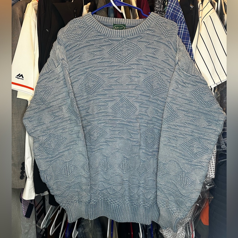 Vintage Aztec Pattern Sweater - image 1